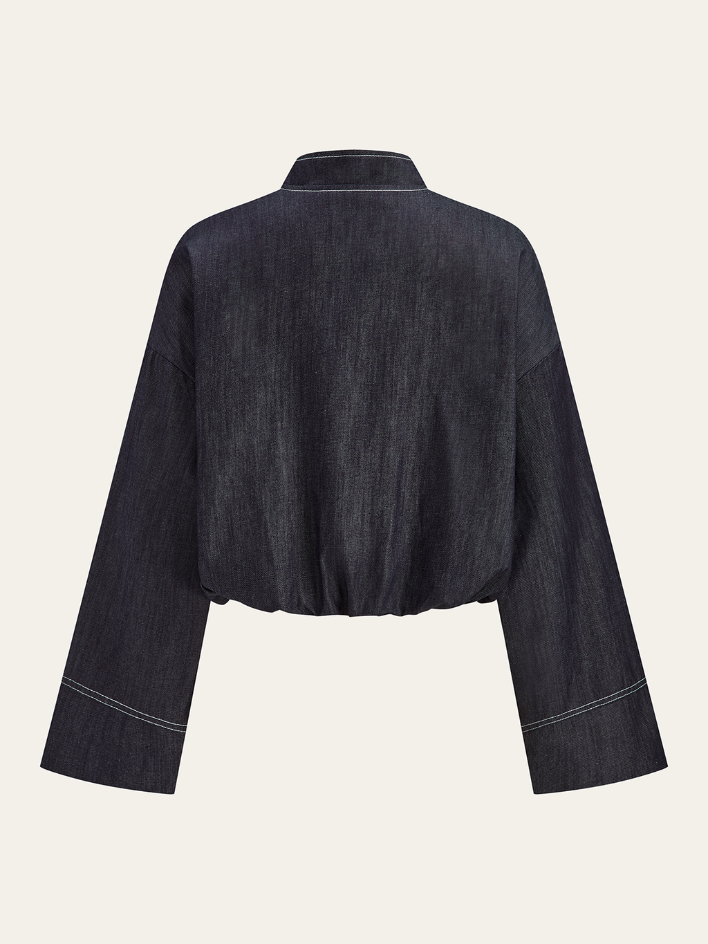 Set aus Jacke mit Reißverschluss und plissiertem Minirock