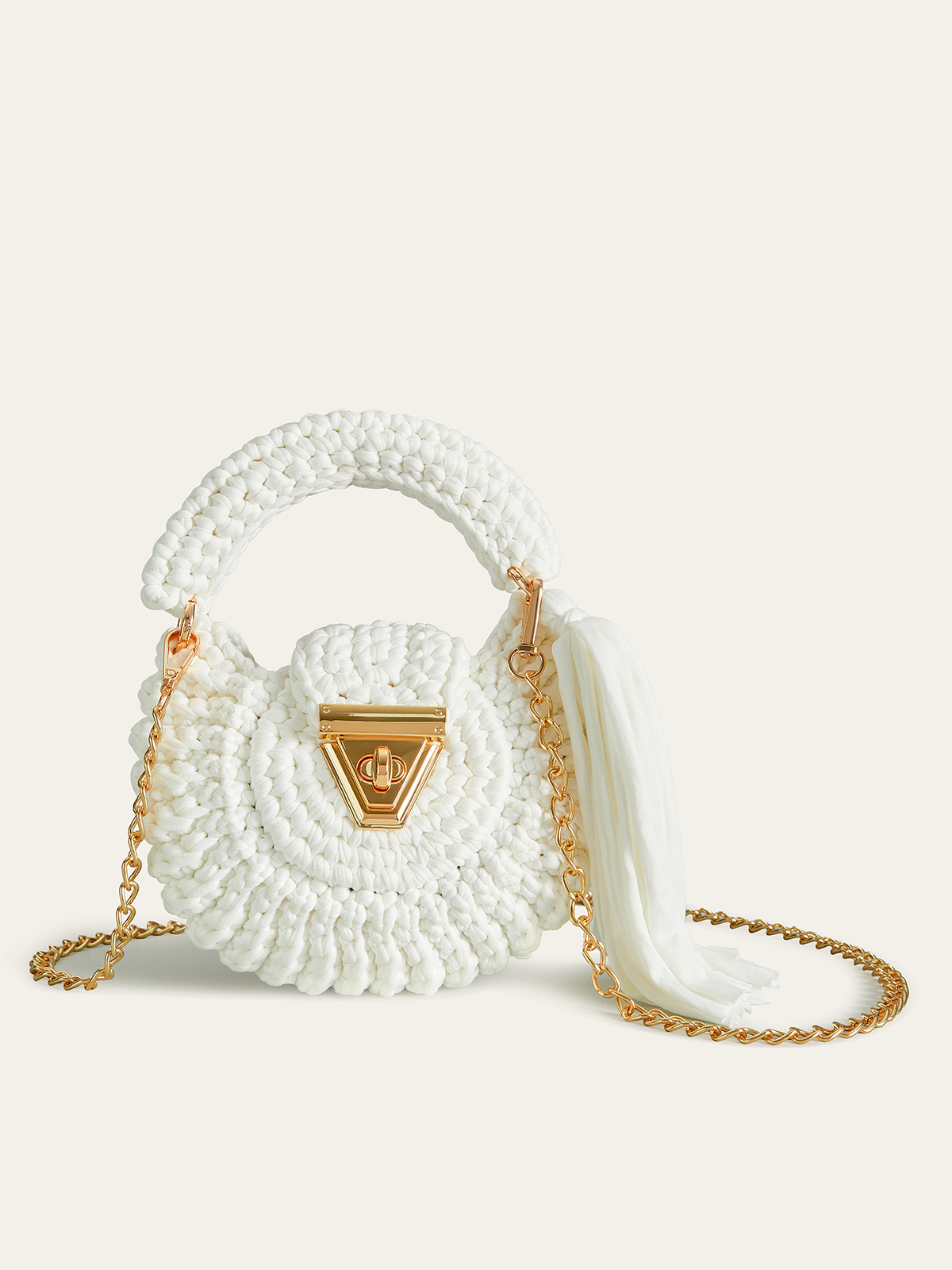 Sac à main en crochet 