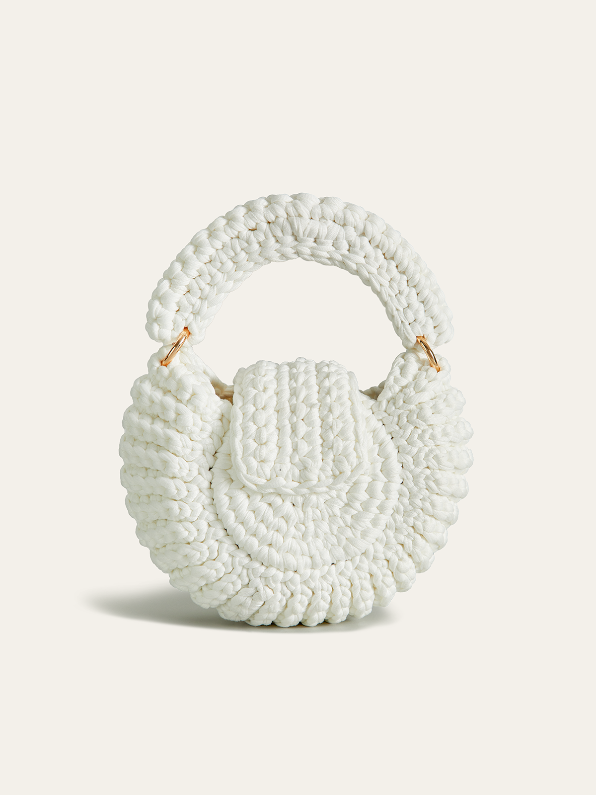 Crochet Top-Handle Bag