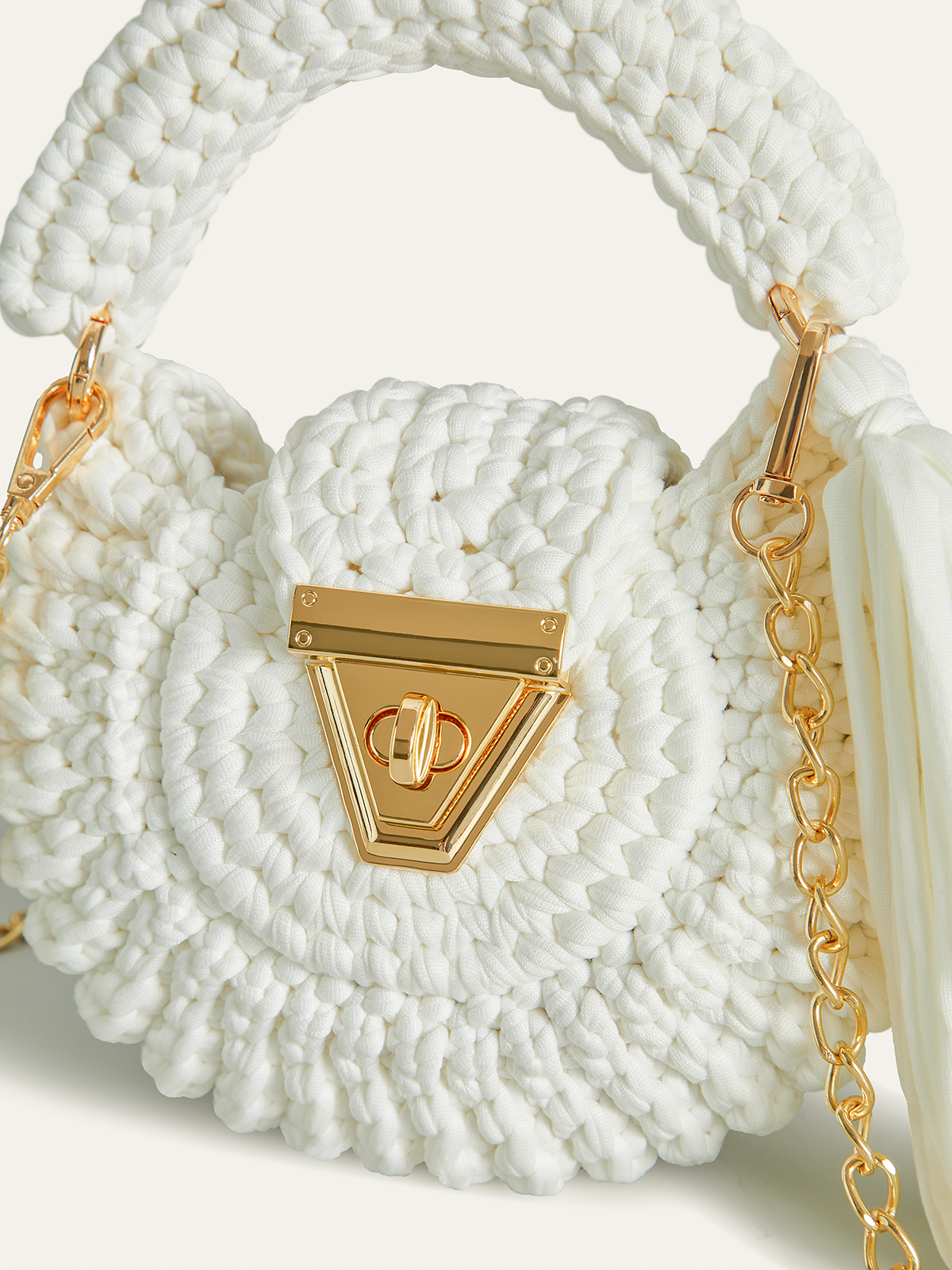 Sac à main en crochet 