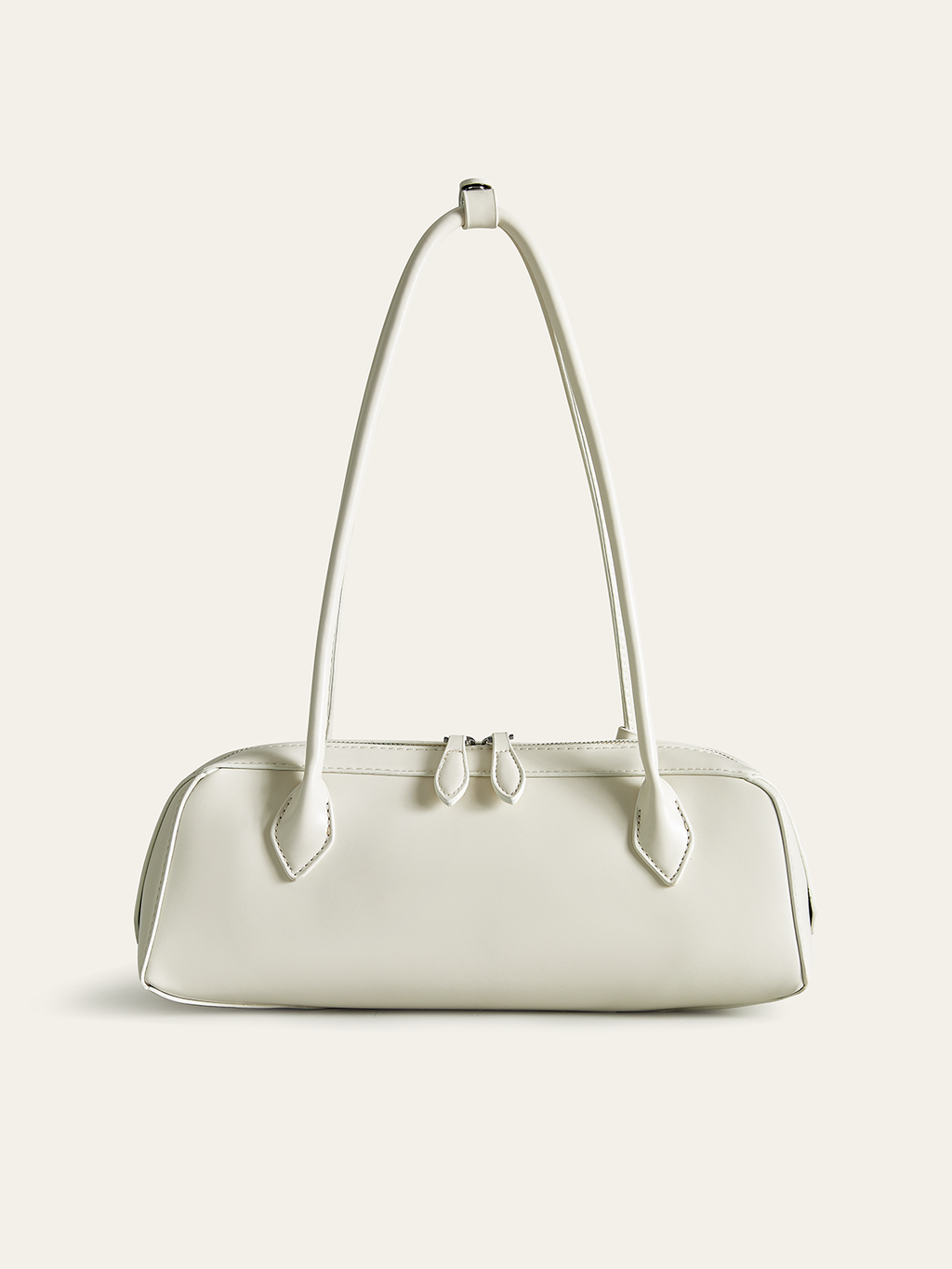 Sac à bandoulière en cuir synthétique à double sangle