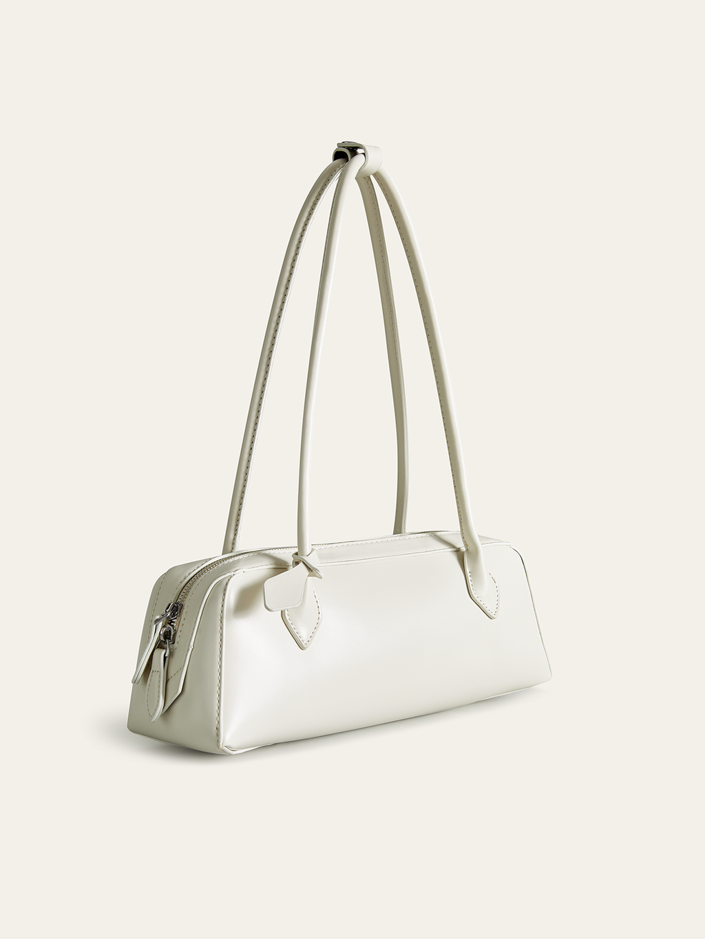 Sac à bandoulière en cuir synthétique à double sangle