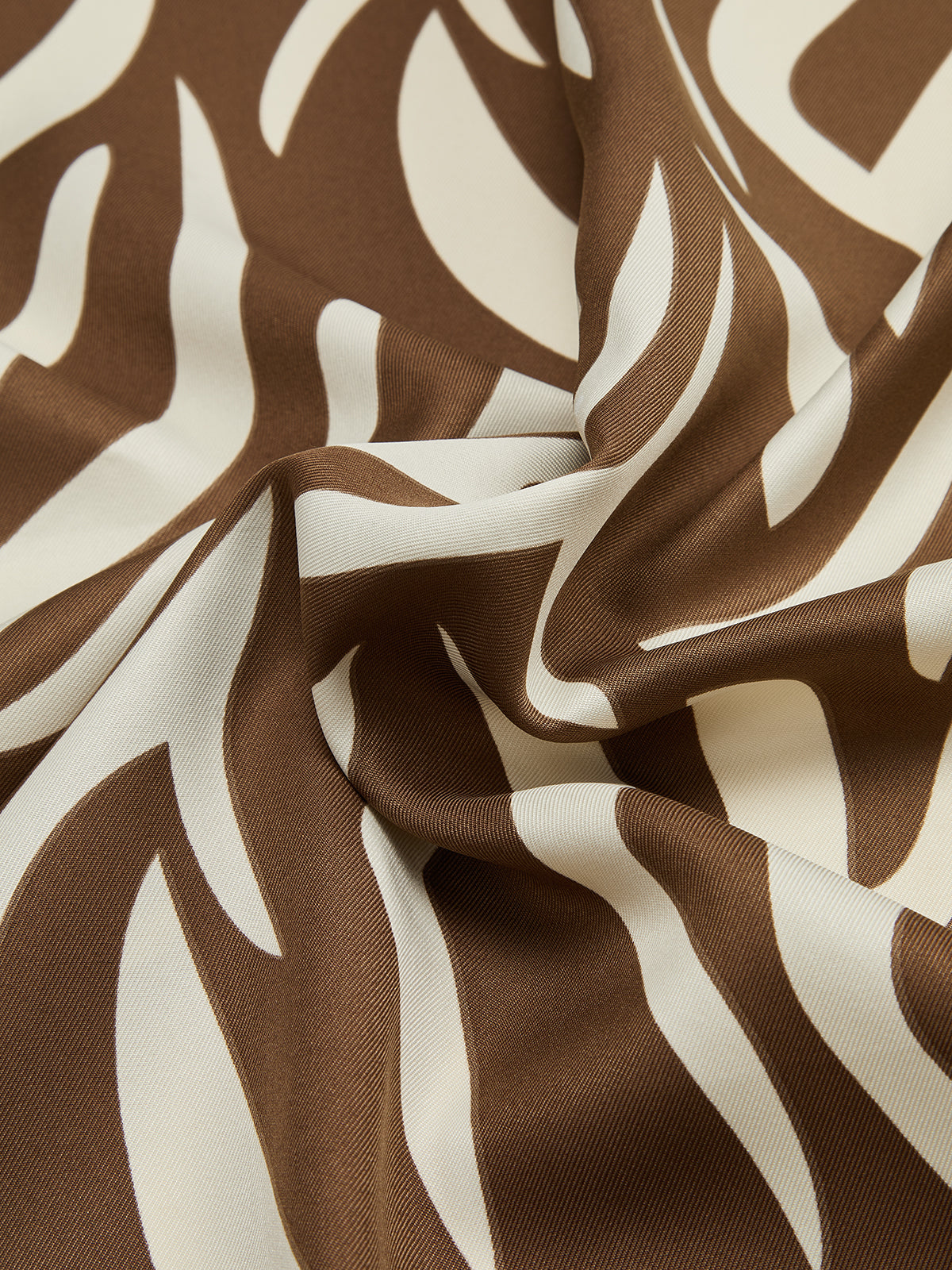 Foulard carré imprimé zèbre