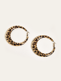 Ohrringe mit Leopardenmuster