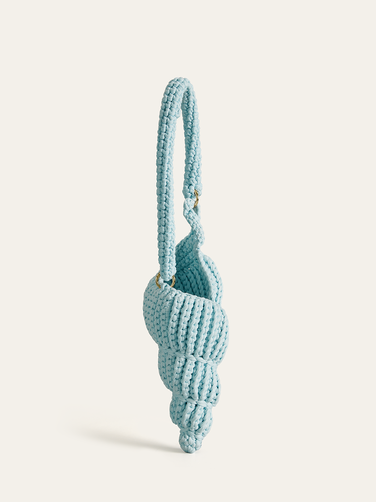 Häkel-Handtasche in Muschelform