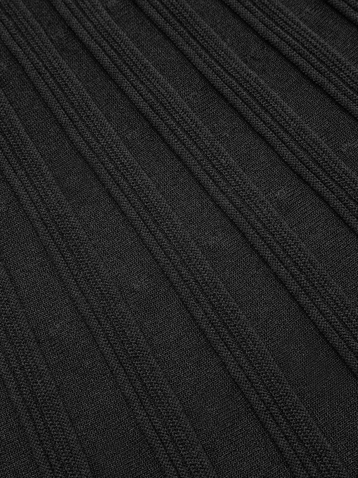 Pulloverkleid mit Stehkragen und ausgestelltem Rock