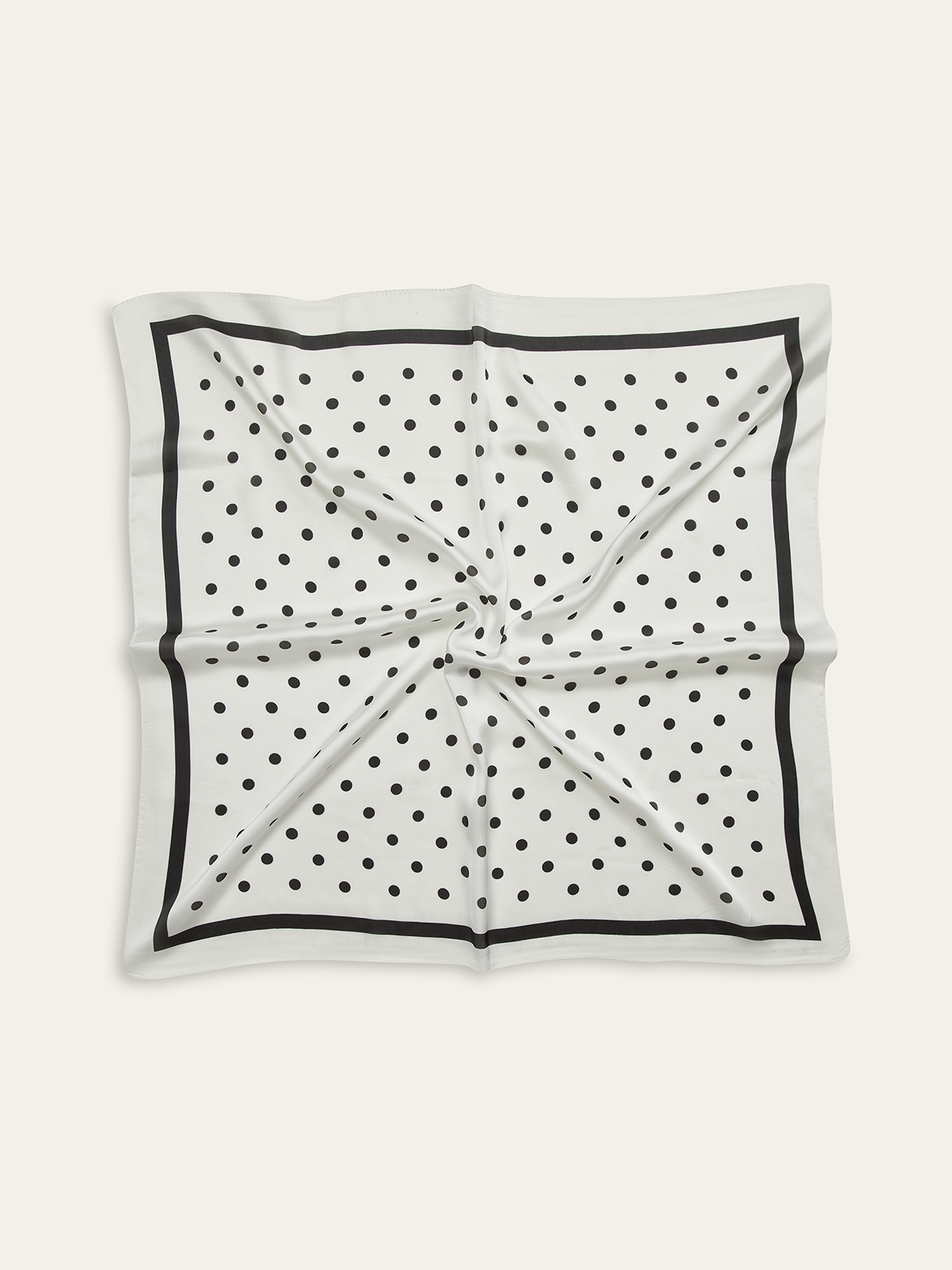 Foulard carré à pois