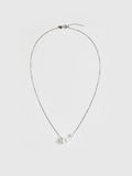 Collier pendentif double perle
