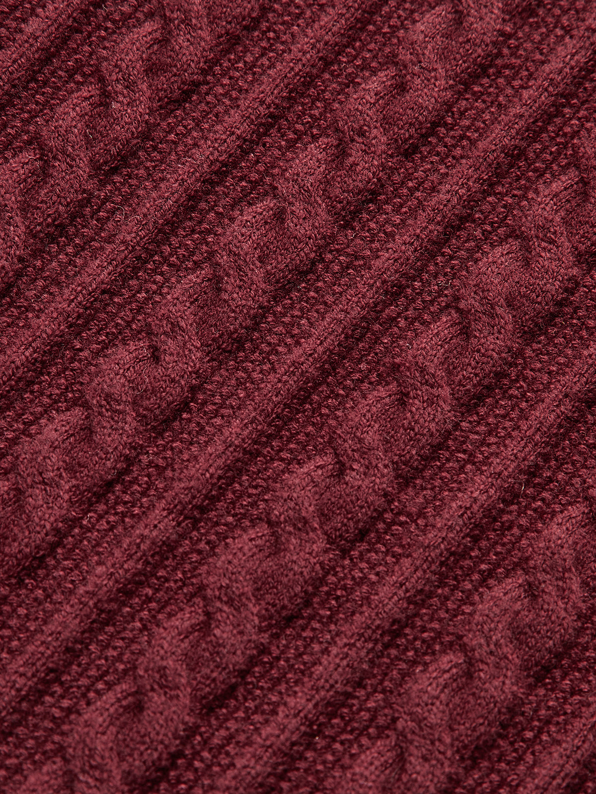 Metal Detail Cable Knit Cardigan