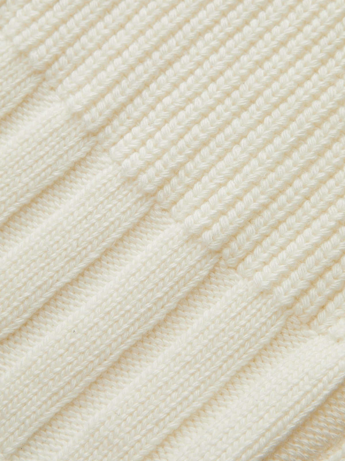 V-Neck Button Wool Blend Cable Knit Cardigan