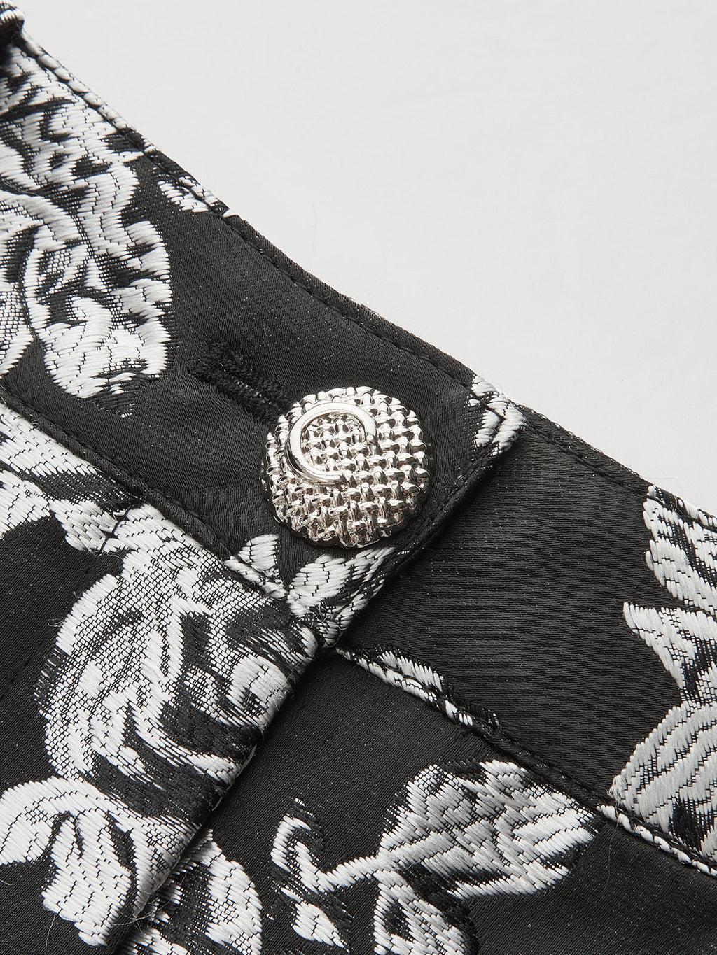 Mini-jupe en jacquard rose