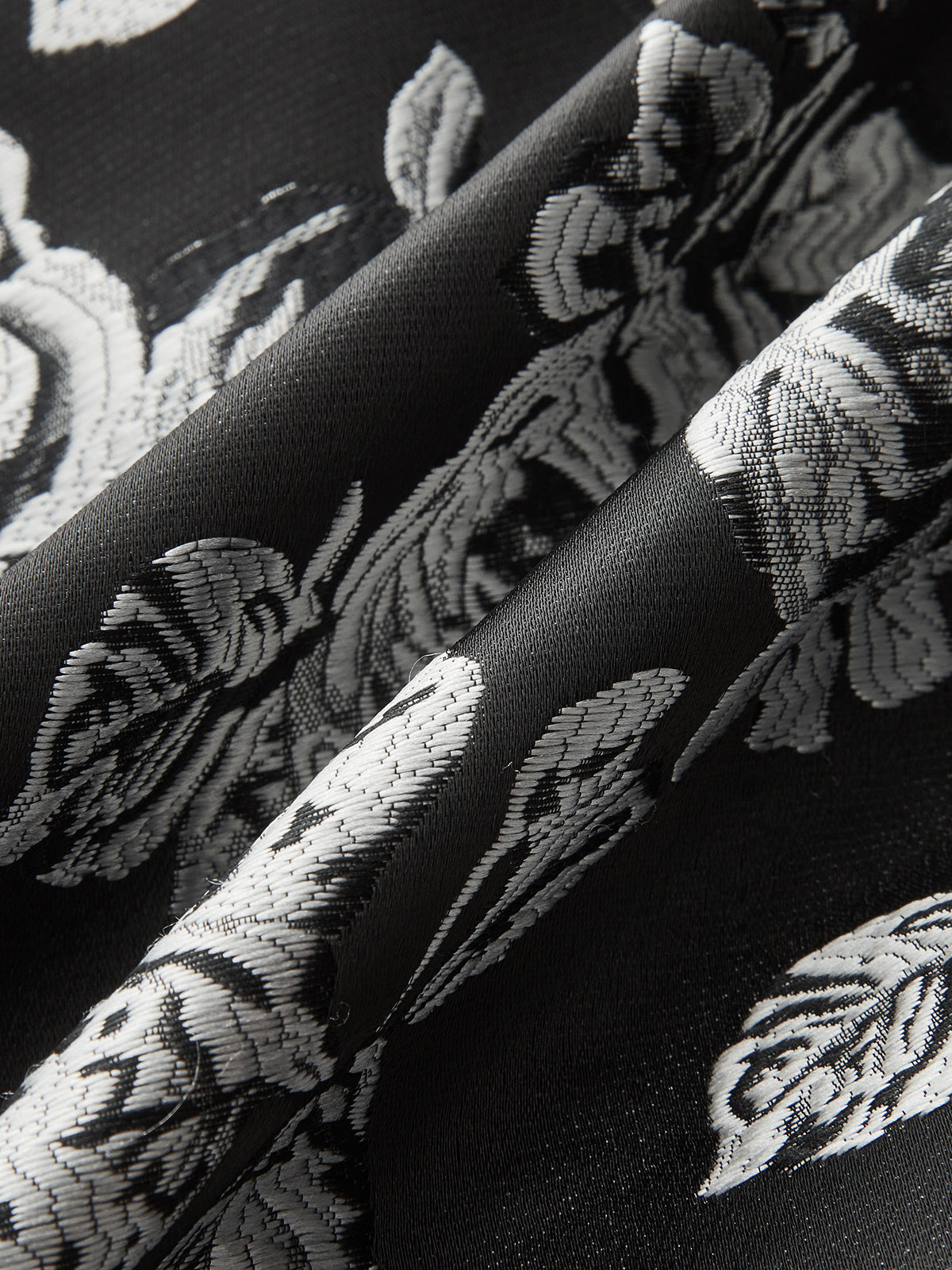 Minirock mit Rosenjacquardmuster 