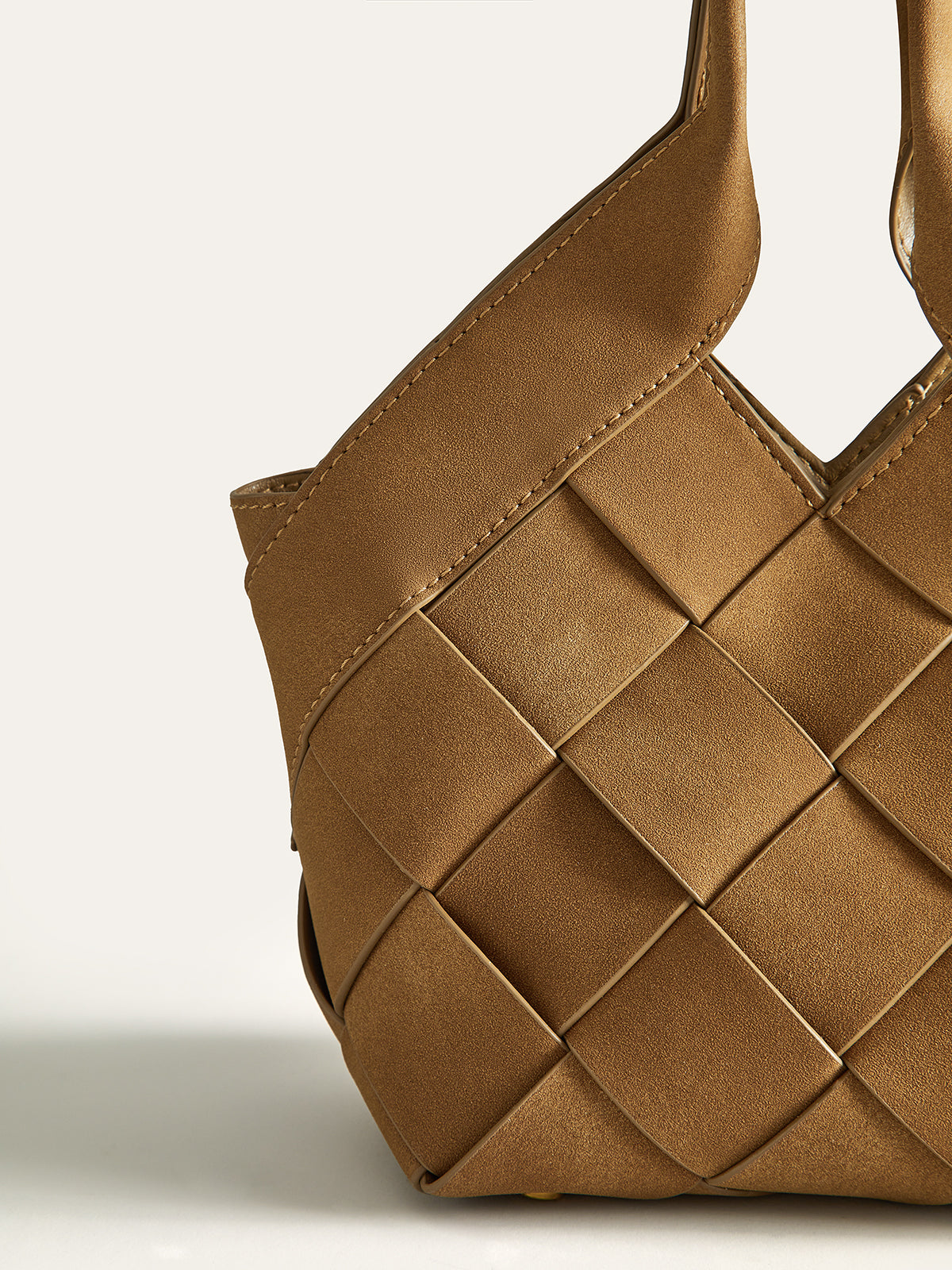 Sac fourre-tout tissé en PU 