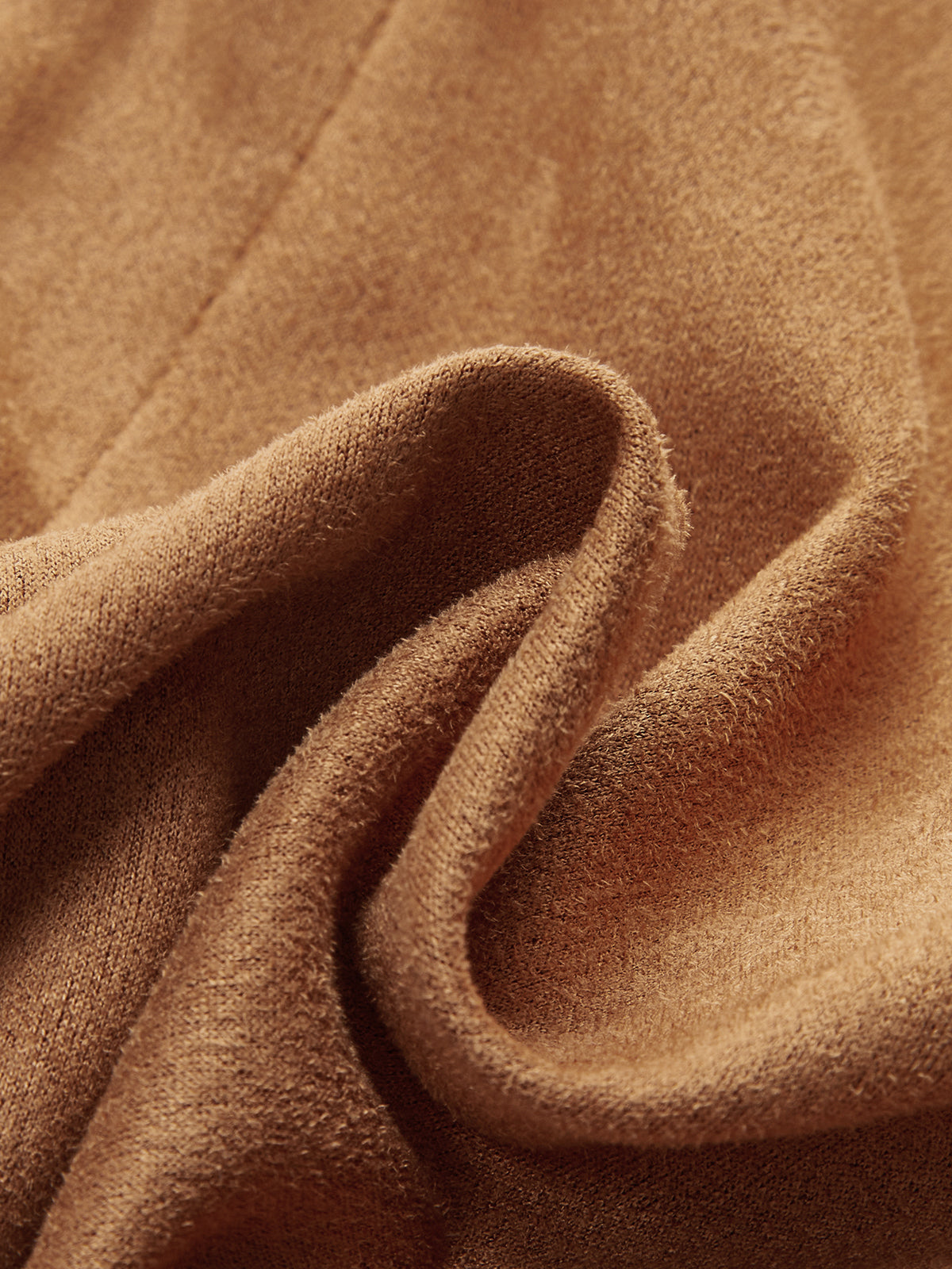 Minirock mit Fransen in Wildlederoptik 