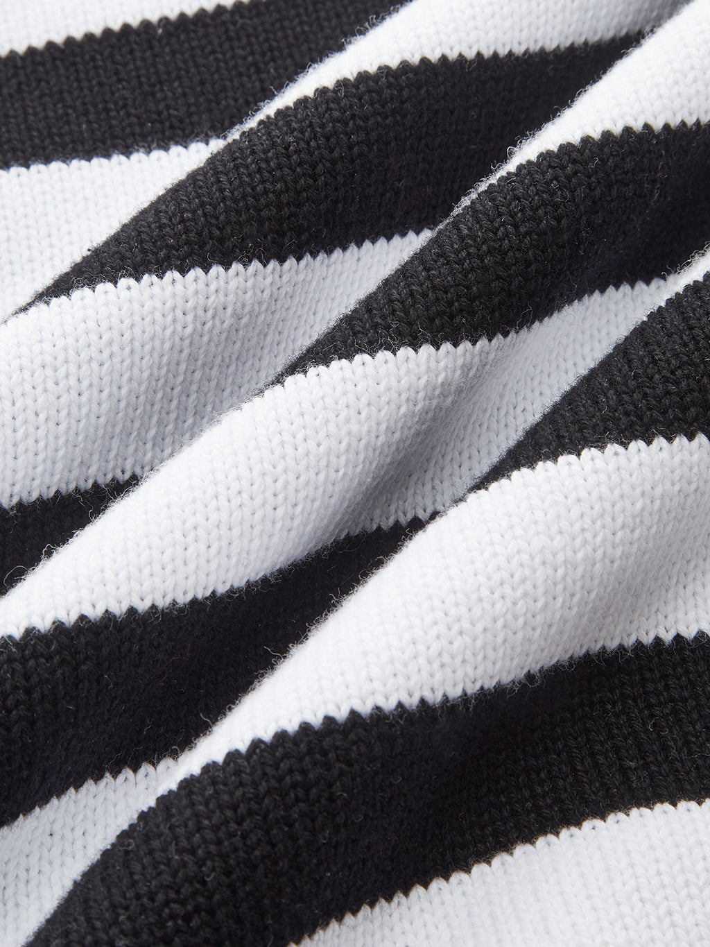 Striped Asymmetric Mock Neck Sweater Vest