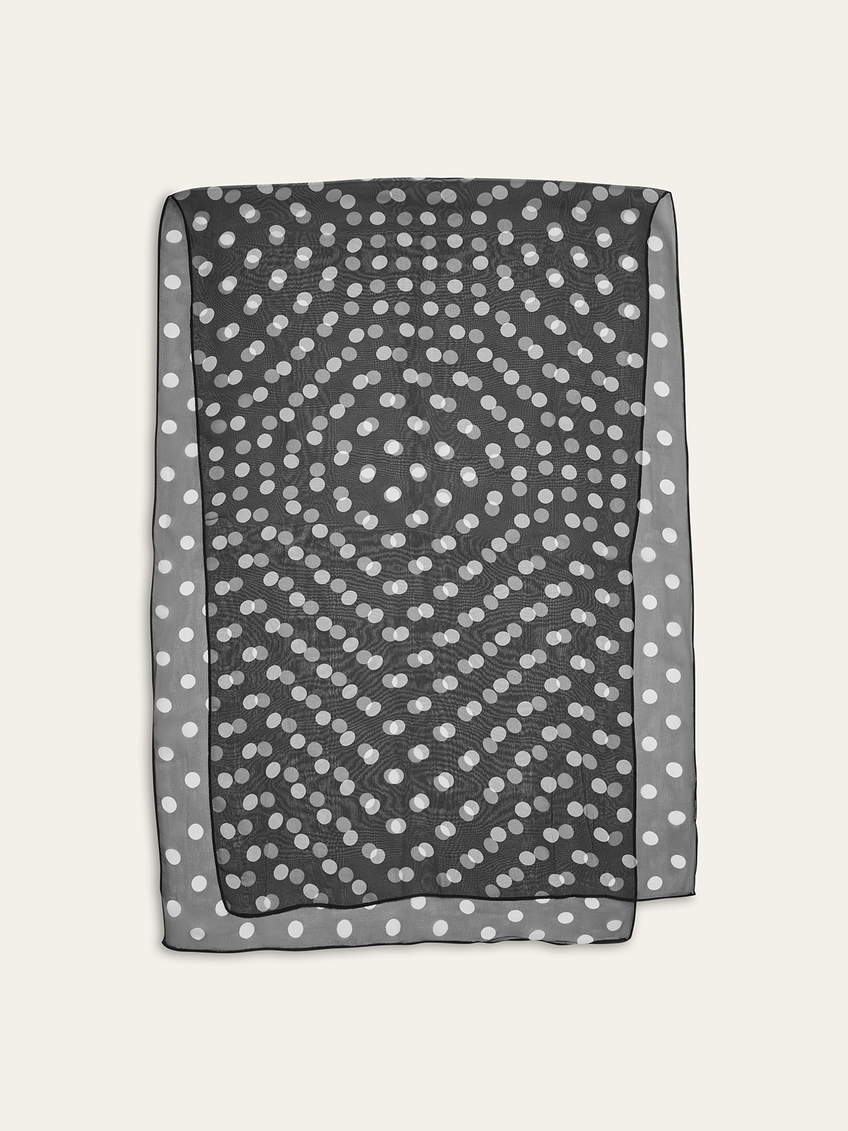 Polka Dot Sheer Scarf