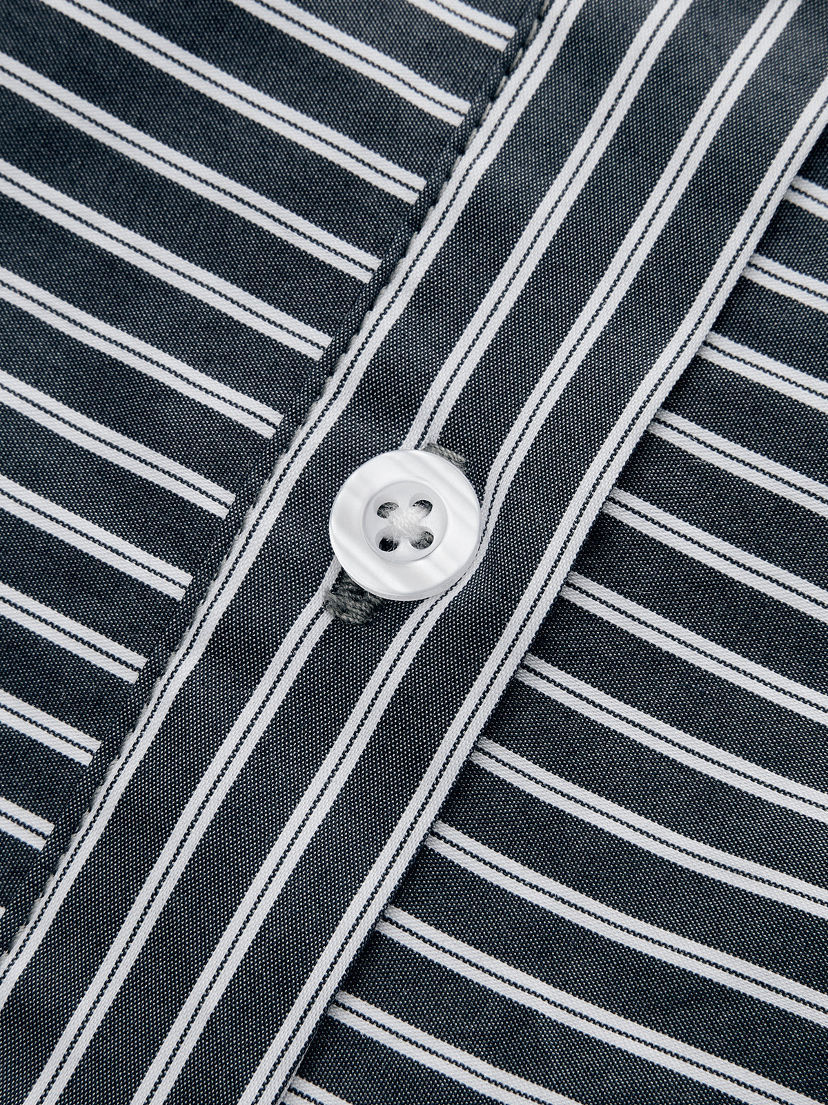 Striped Cinched Waist Cropped Shirt