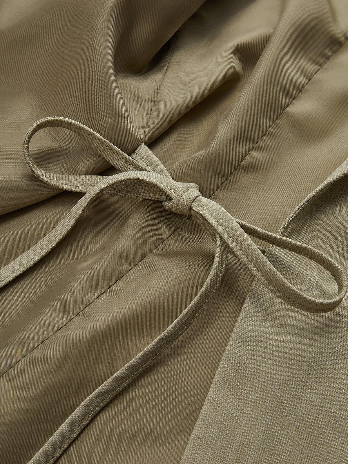 Sleeveless Lapel Tie-Waist Vest