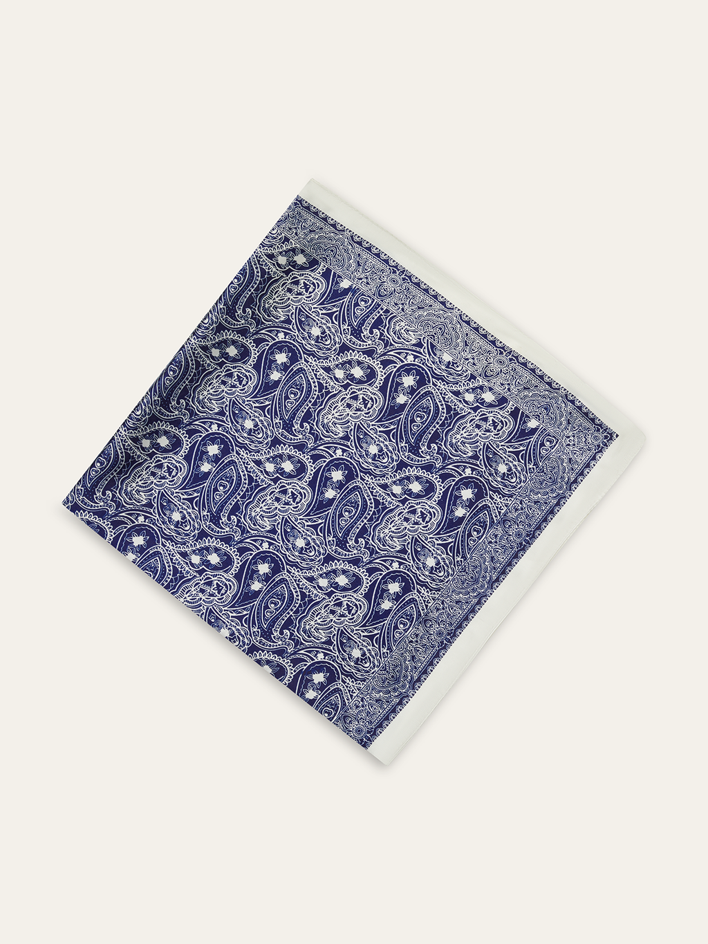 Paisley Print Square Scarf
