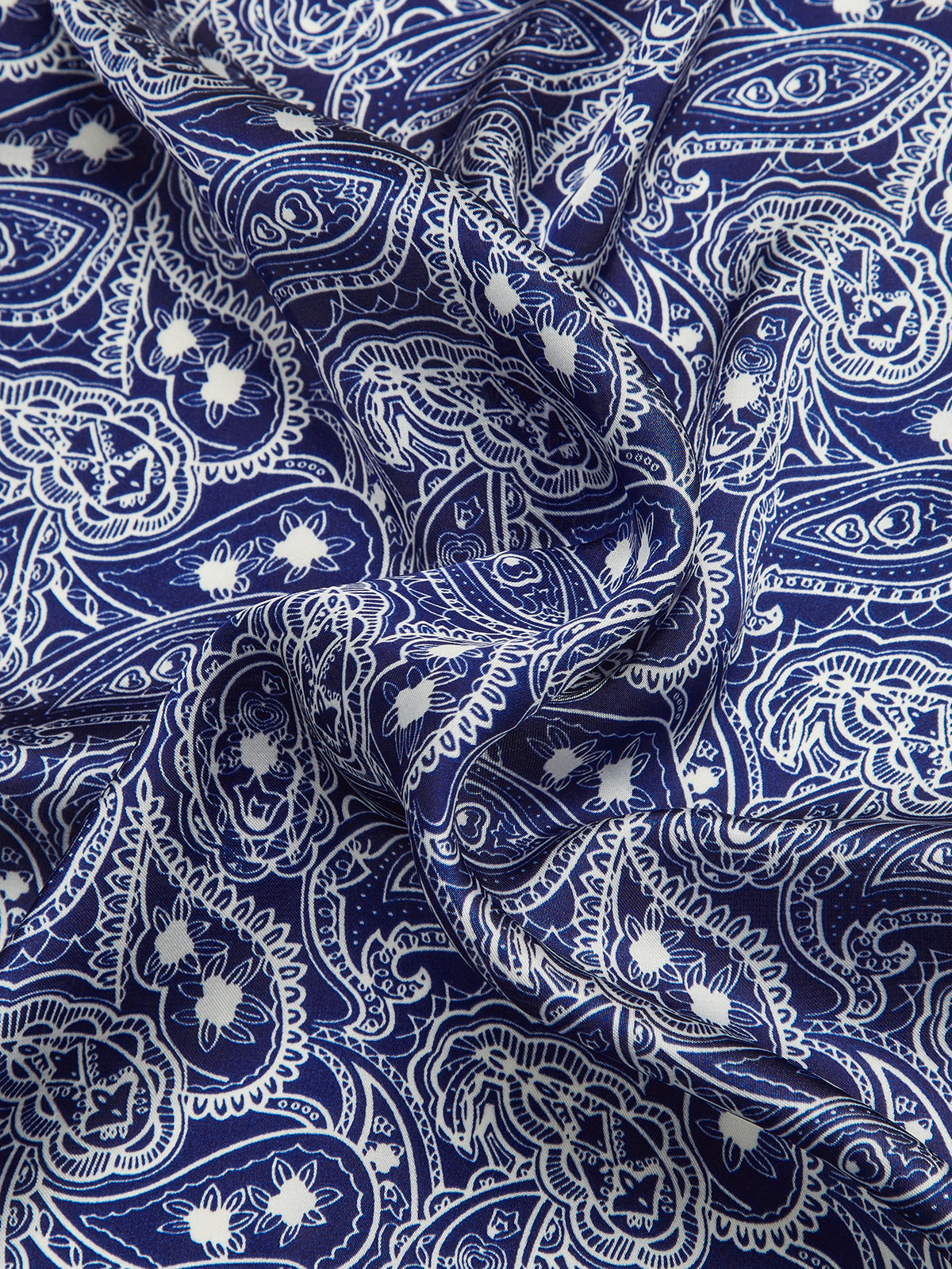 Paisley Print Square Scarf