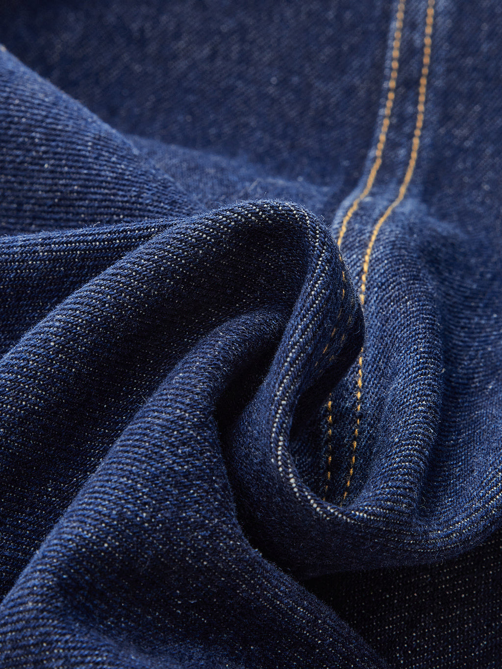 Jeans mit hoher Taille, weitem Bein und Knopfleiste