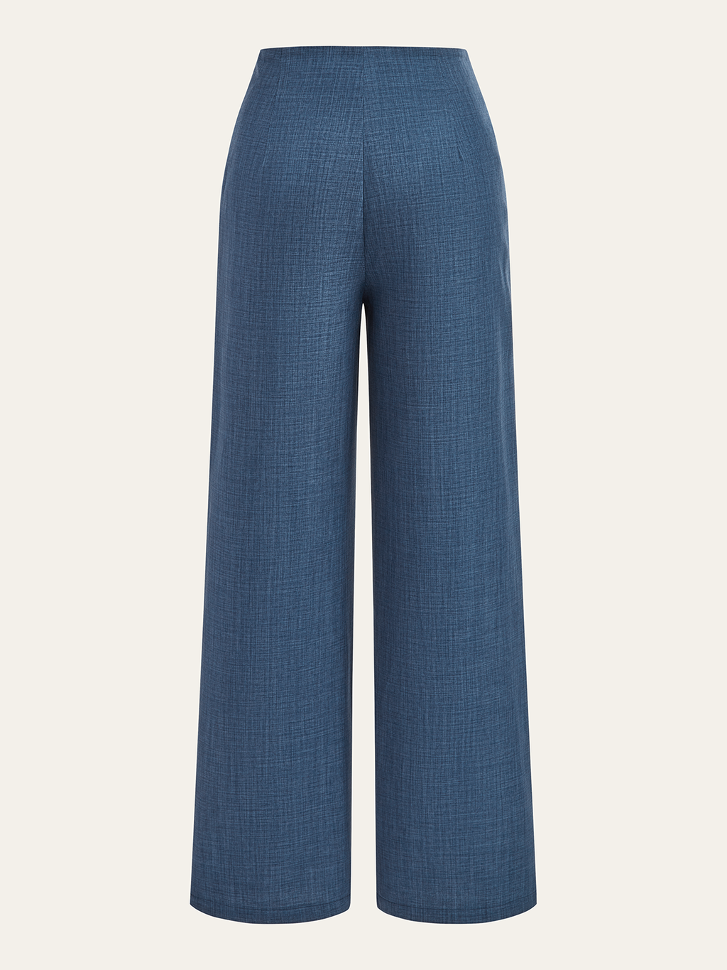 Gerade geschnittene Hose mit Metalldetail