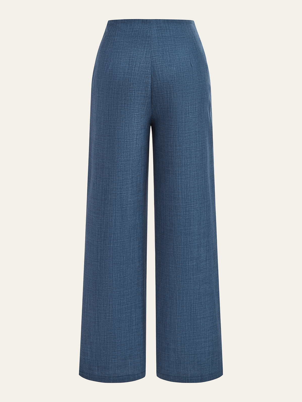 Pantalon droit à détails métalliques