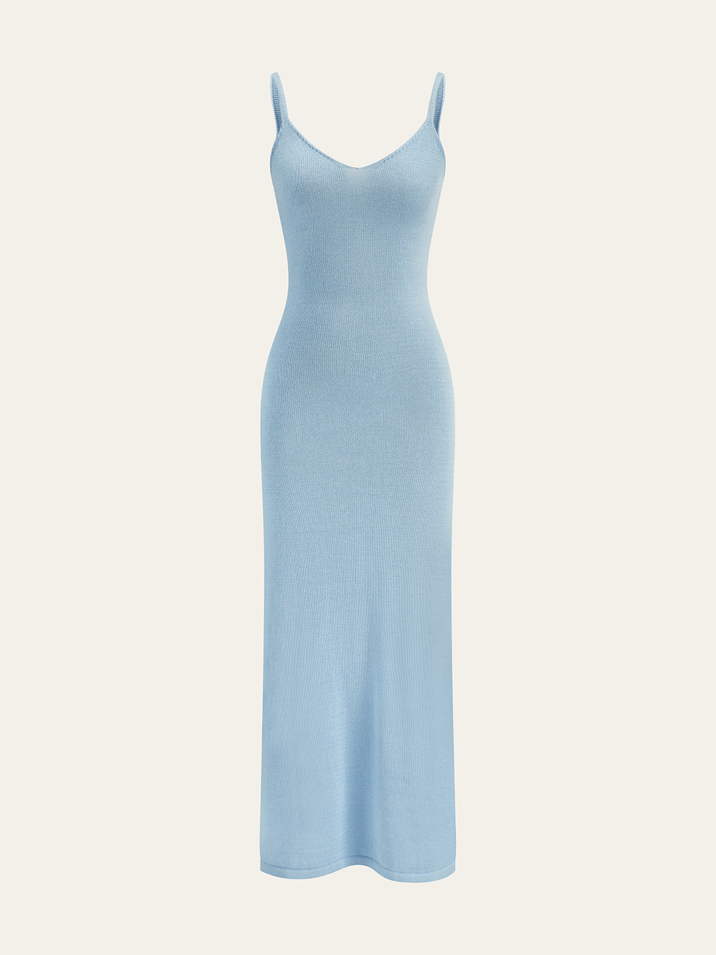 Zweiteiliges Set: Maxi-Trägerkleid & Langarm-Cardigan