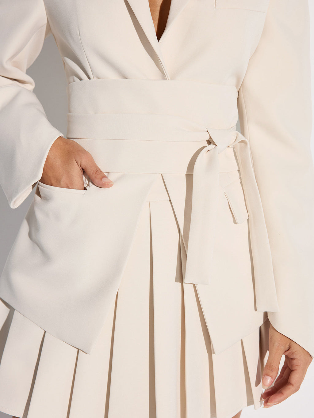 Blazer ceintré à la taille