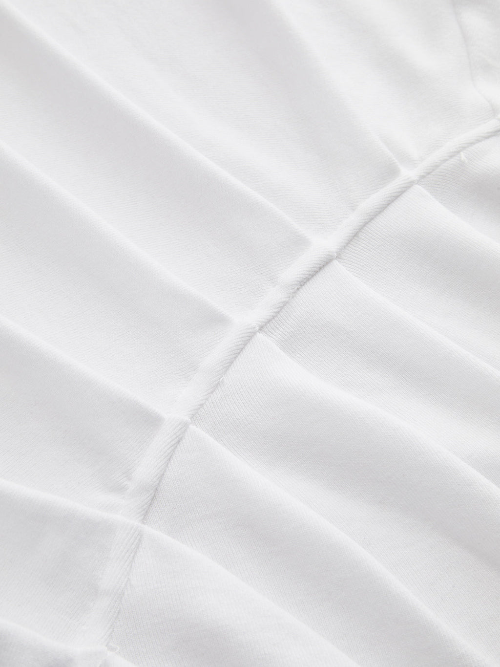 Maxikleid mit V-Ausschnitt, Raffungen und langen Ärmeln