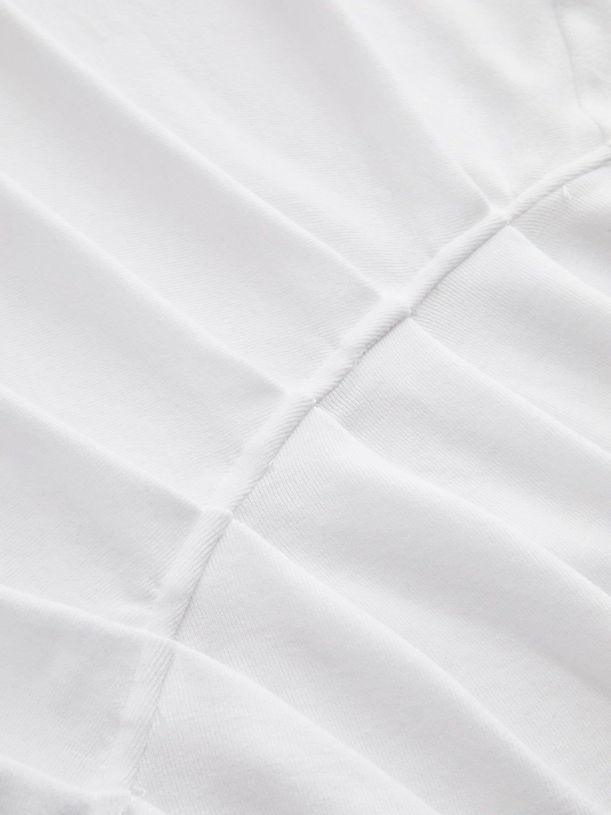 Maxikleid mit V-Ausschnitt, Raffungen und langen Ärmeln