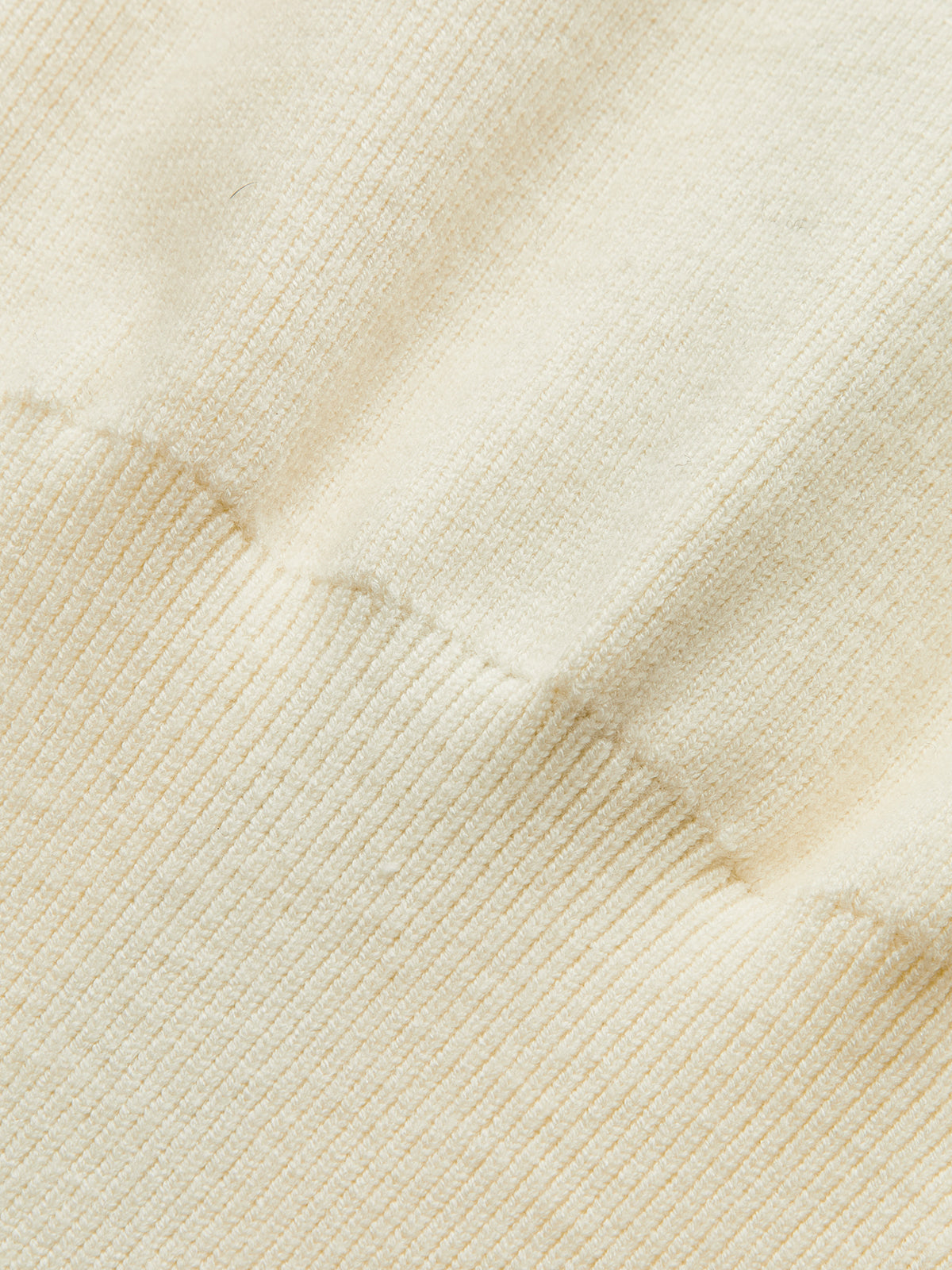 Denim Collar Metal Button V-Neck Knit Top