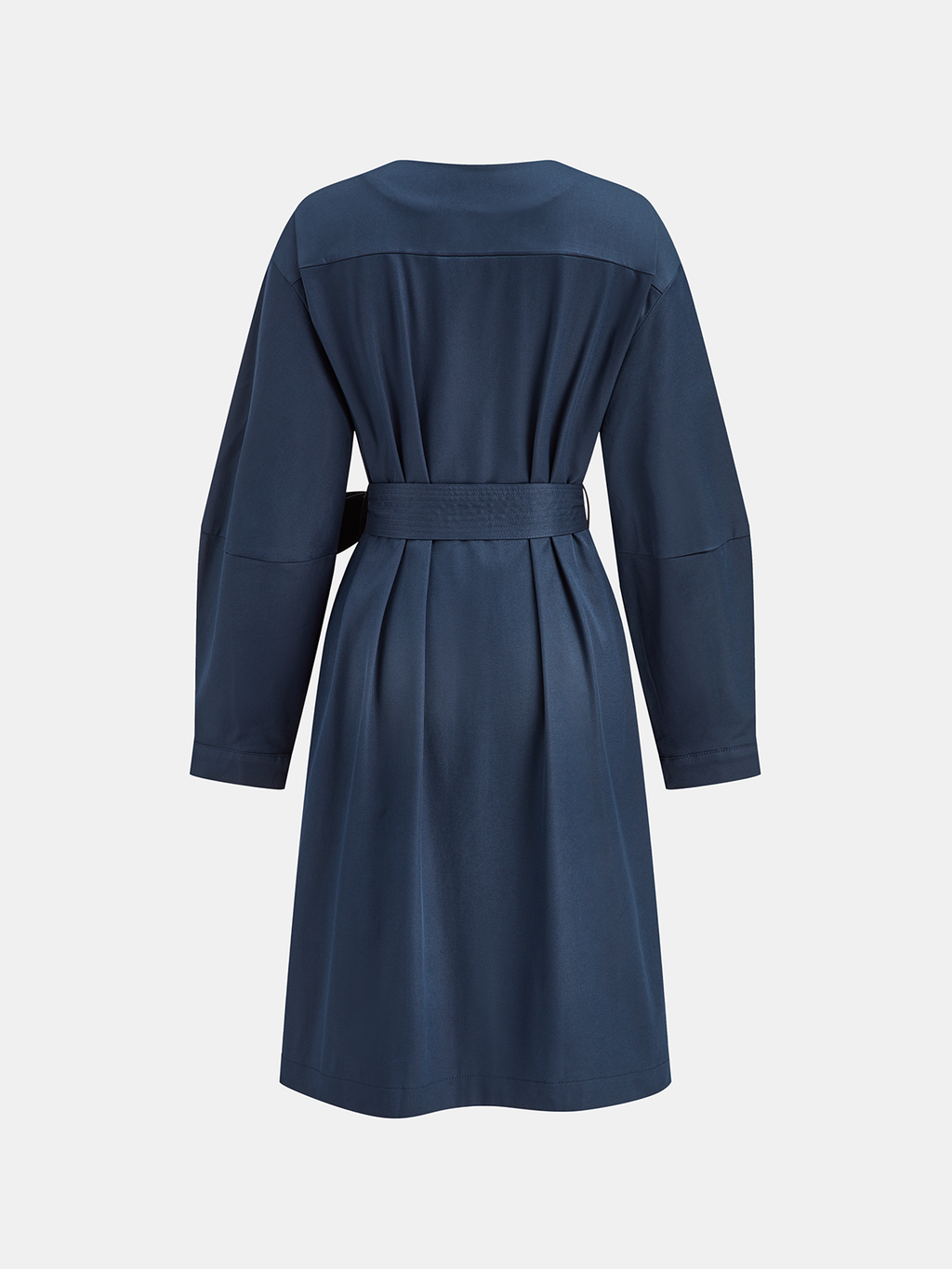 Zweireihiger Trenchcoat mit Gürtel