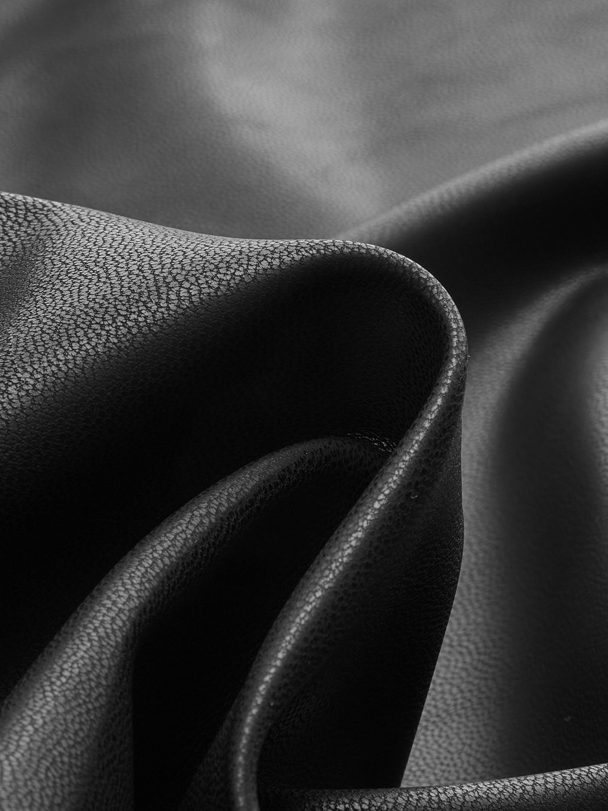 Wickelrock aus PU-Leder mit Schleife 