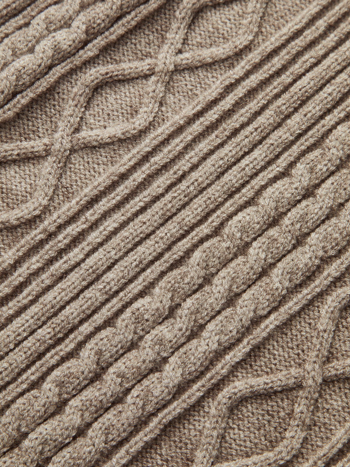 Pantalon en tricot torsadé à cordon de serrage taille mi-haute