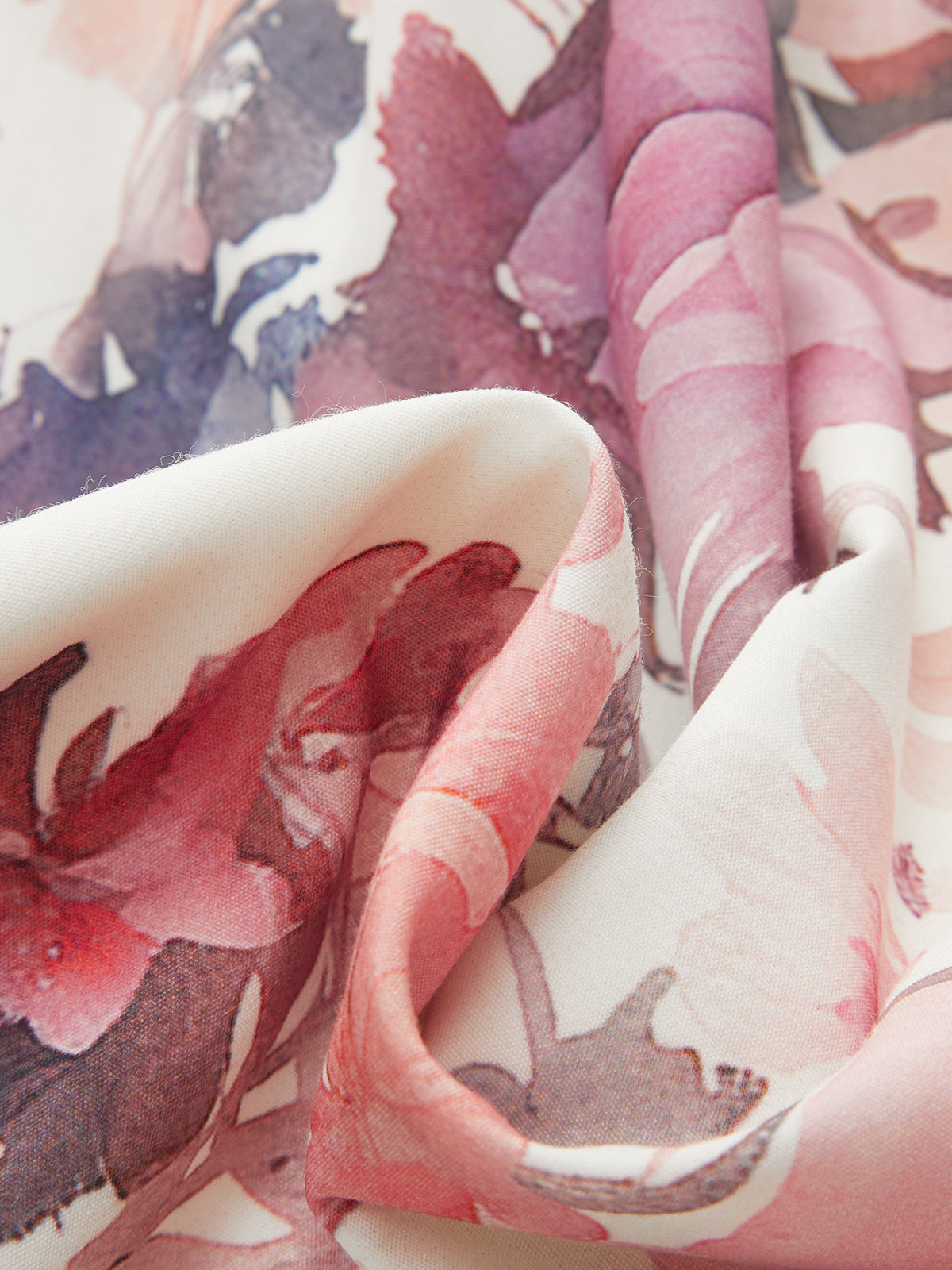 Robe maxi à manches longues imprimée florale 