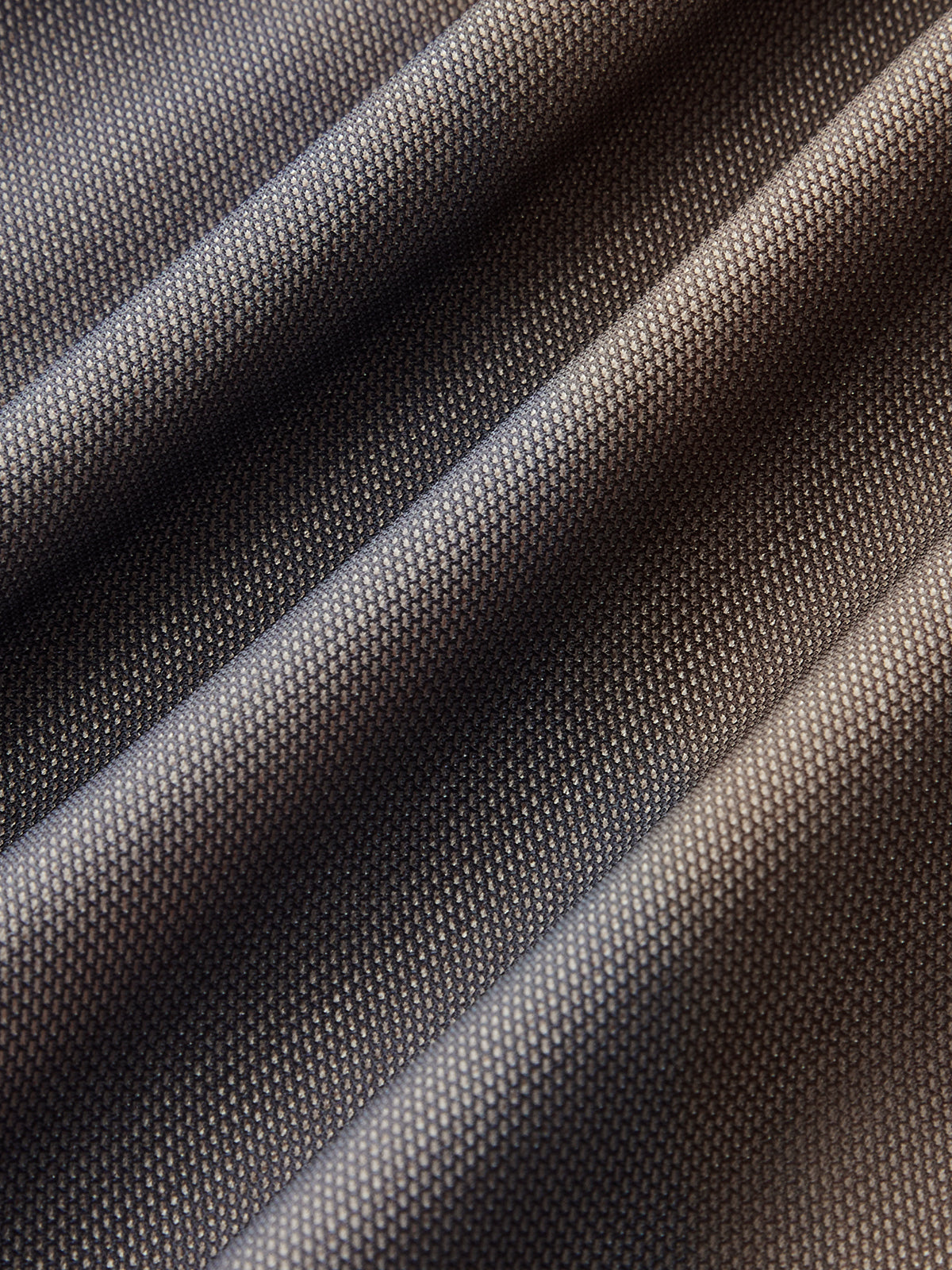 Ombre Langarm-Maxikleid aus gerafftem Mesh 