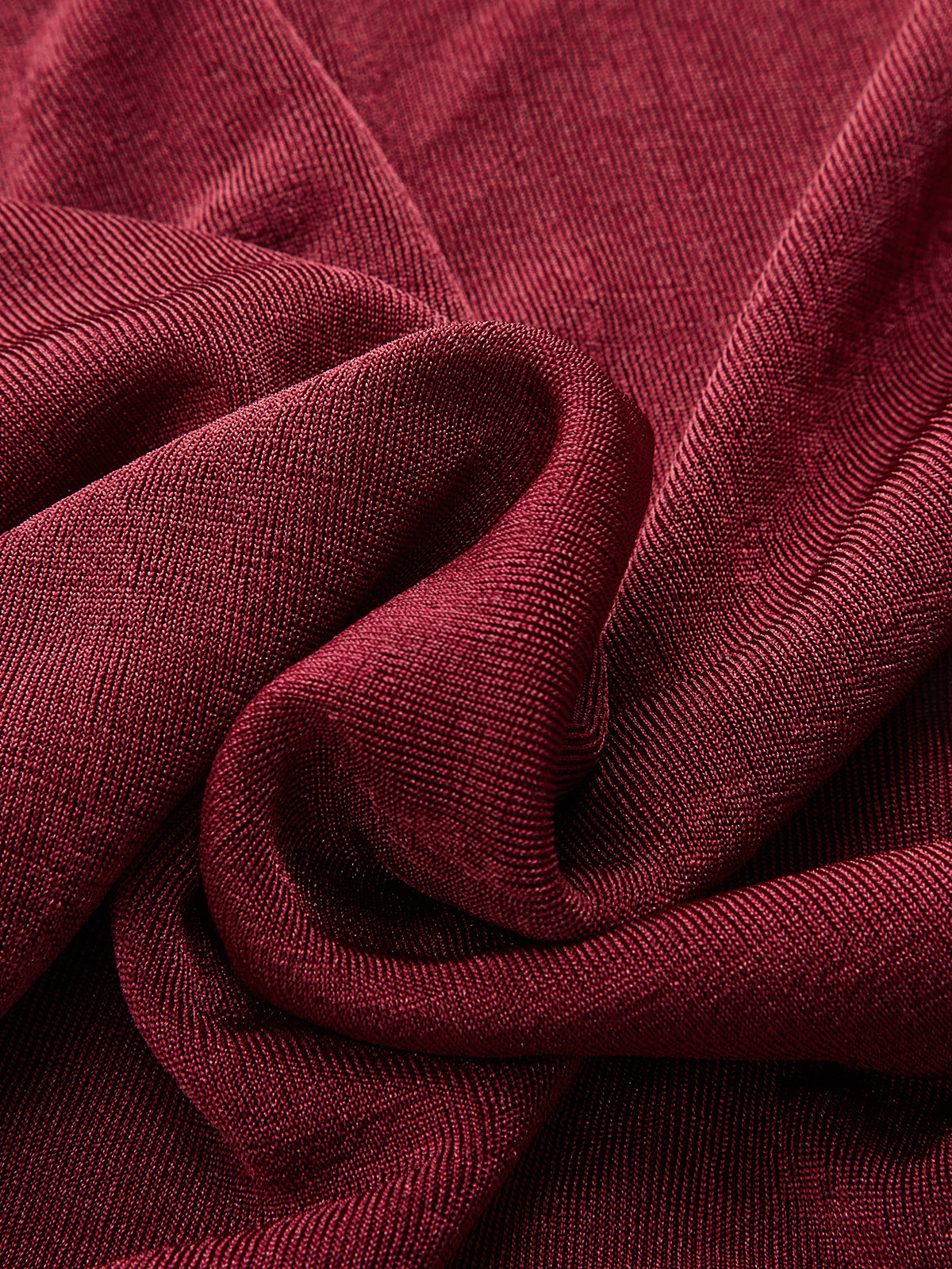 T-shirt à manches longues et col châle drapé 