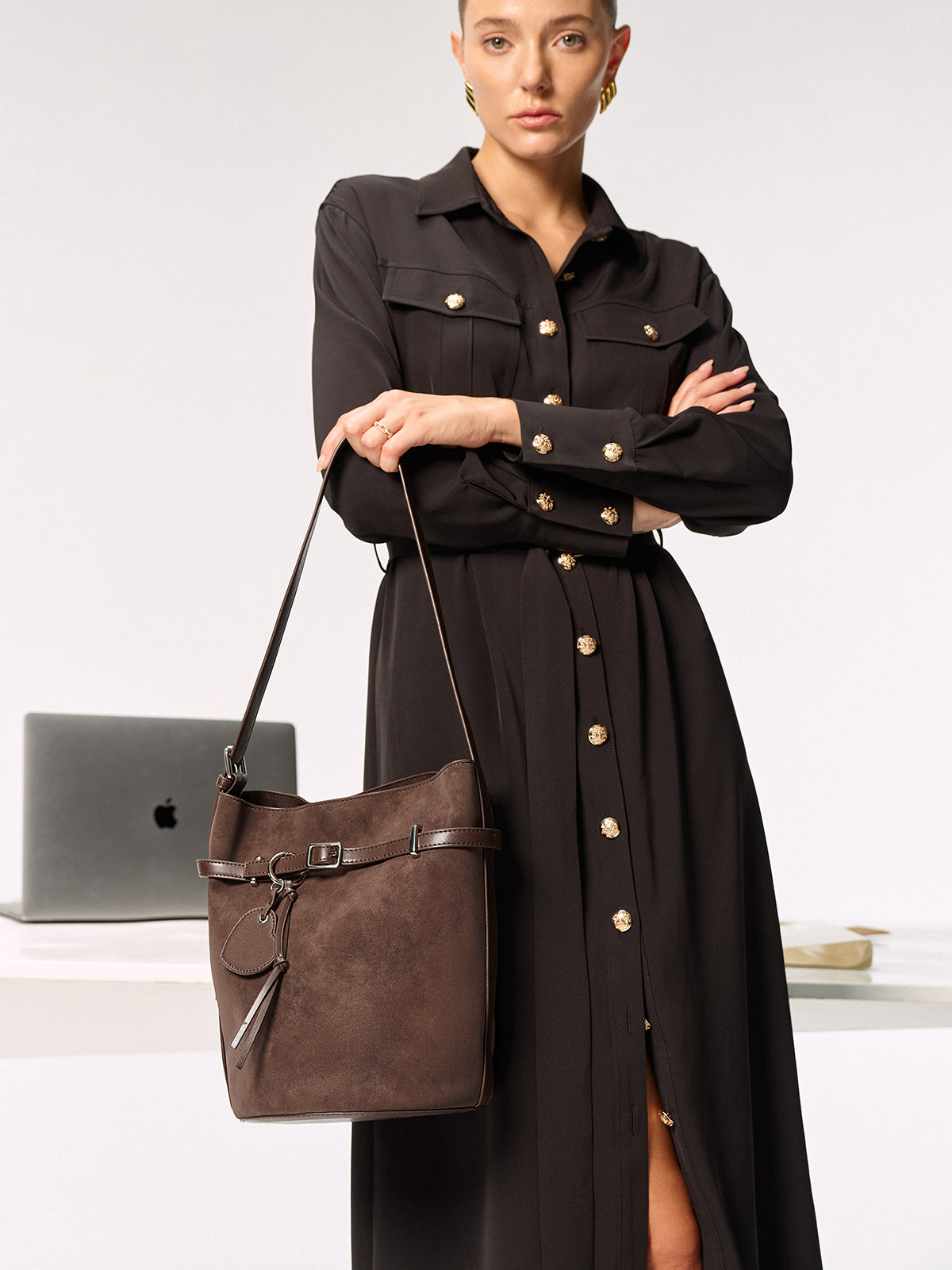 Beuteltasche aus PU-Leder 