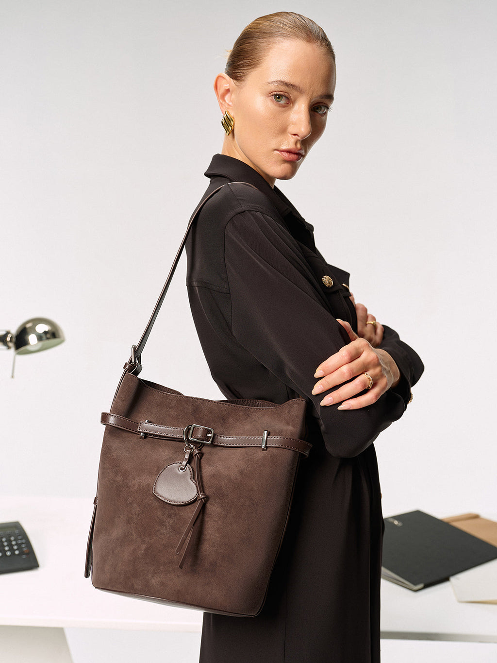 Beuteltasche aus PU-Leder