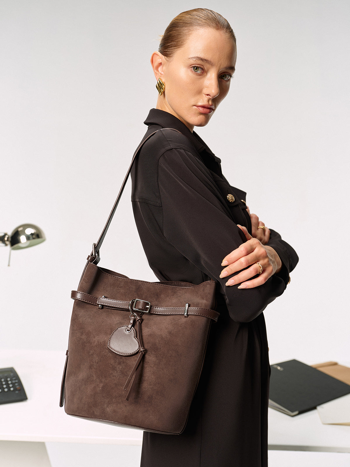 Beuteltasche aus PU-Leder 