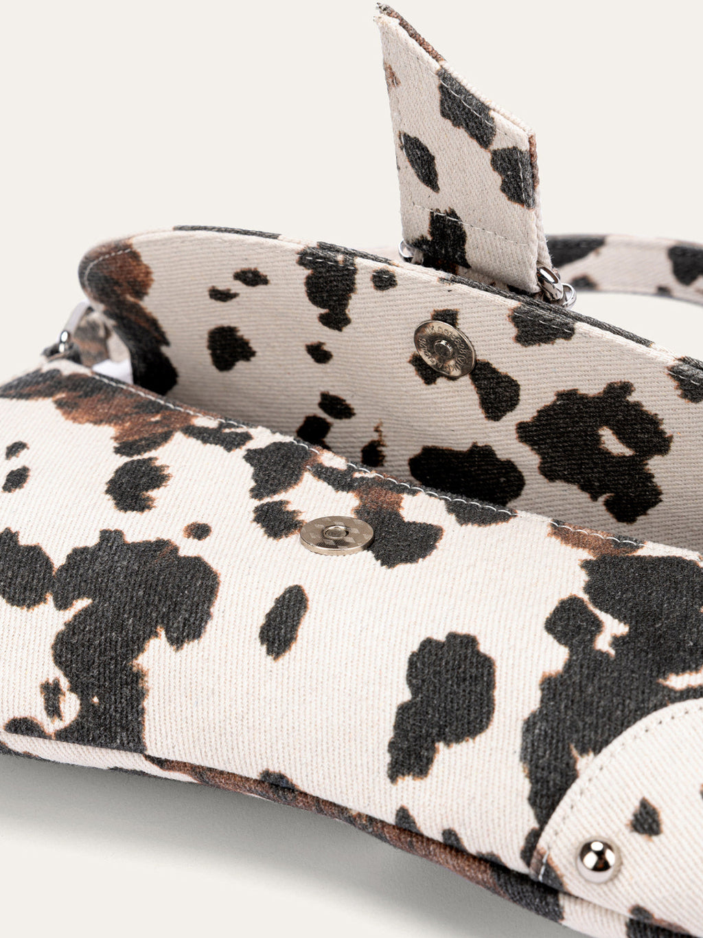 Sac à bandoulière à boucle imprimé animal