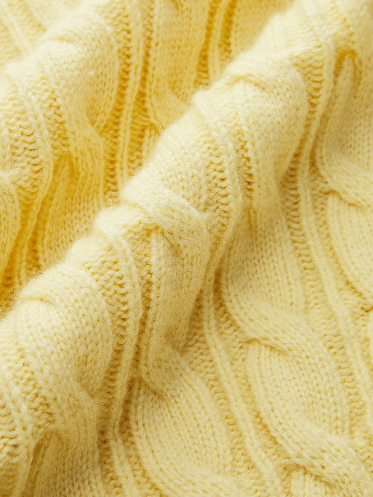 Cable Knit Short Sleeve Sweater