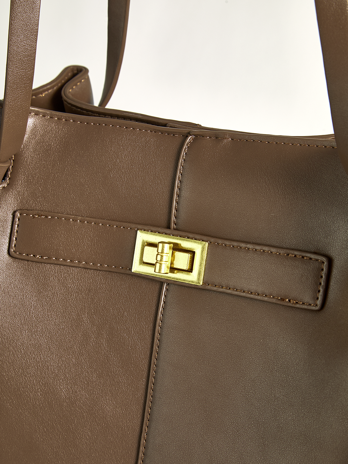 Sac fourre-tout surdimensionné en cuir PU 