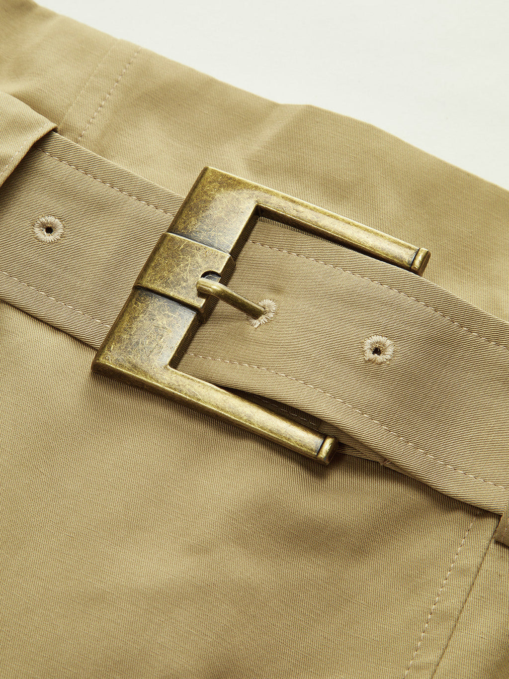 Belted Cargo Mini Skirt