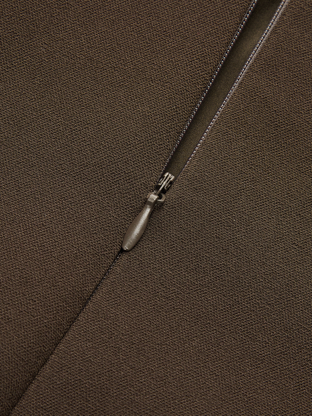 Belted V-Neck Tailored Dress