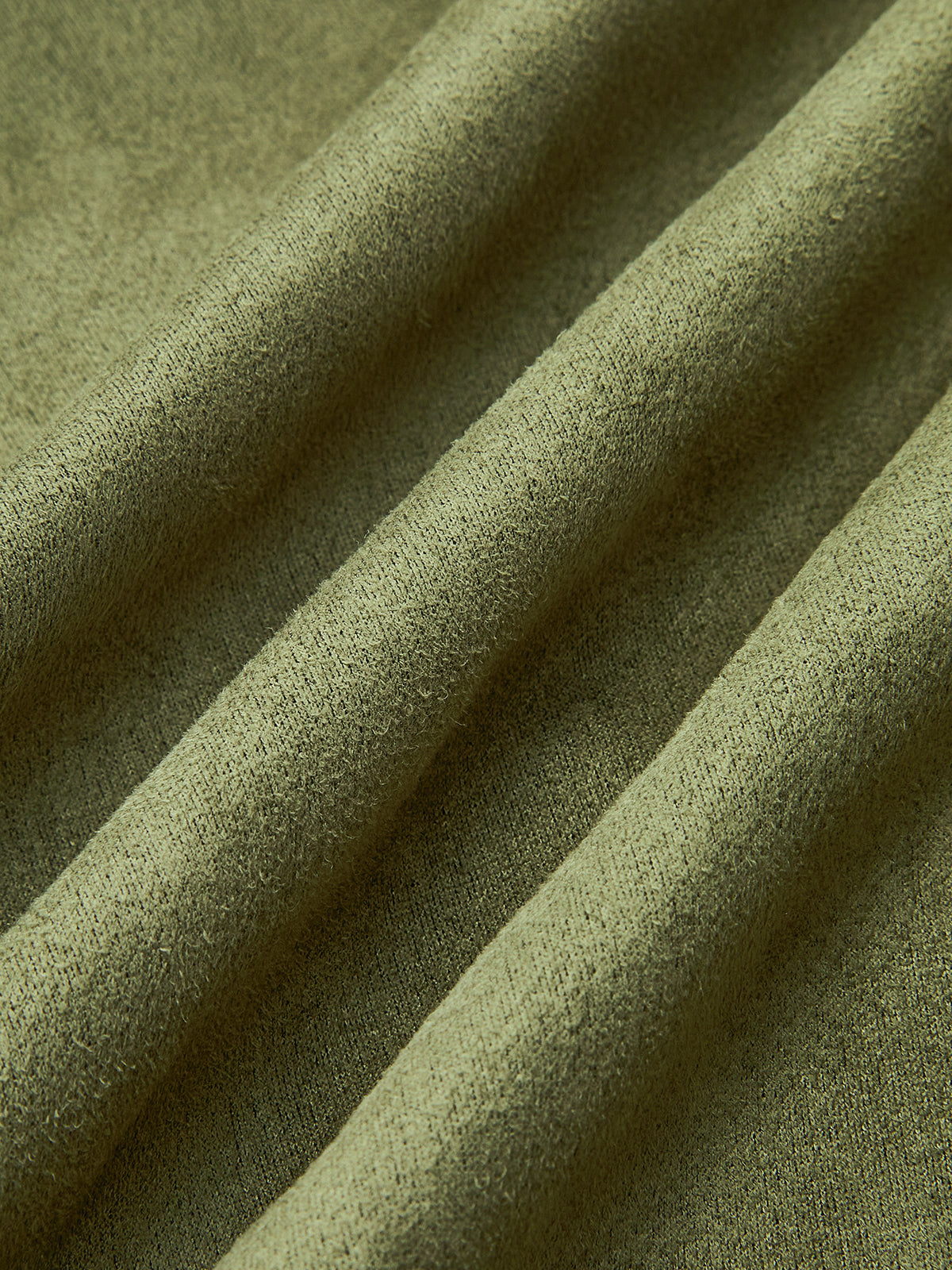 Jacke mit Reißverschluss und Kragen in Wildlederoptik 