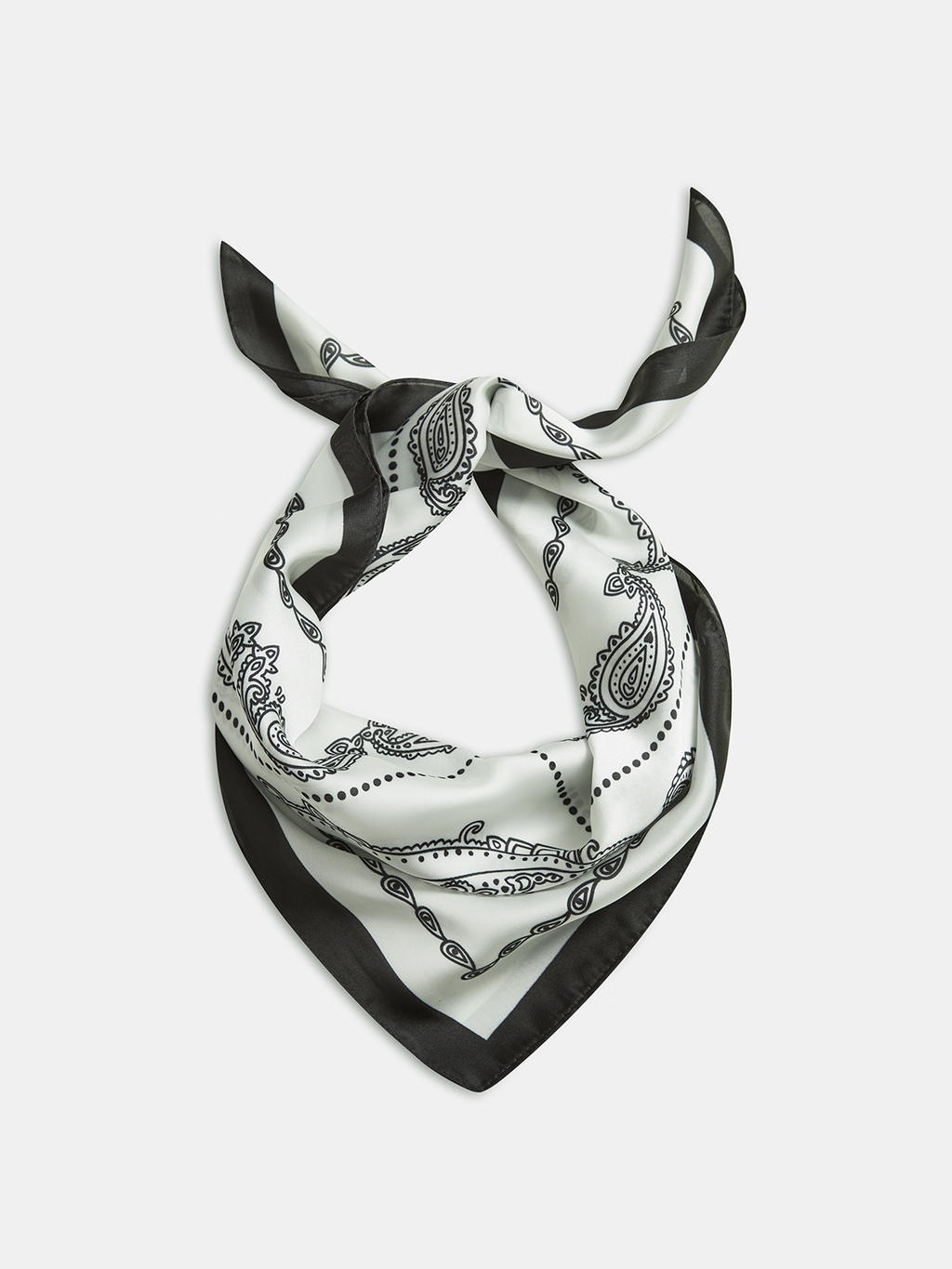 Paisley Print Square Scarf