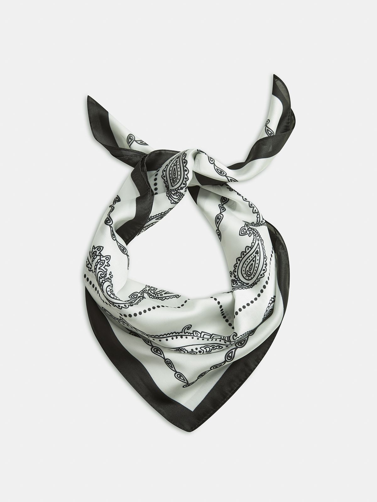 Paisley Print Square Scarf