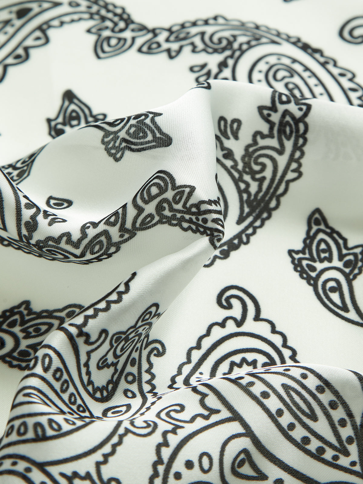 Paisley Print Square Scarf